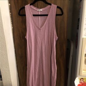 Z Supply Dusty Rose V Neck Dress